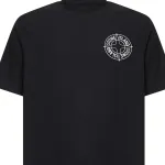 Футболка с логотипом STONE ISLAND, черный - фото 4