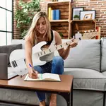 Электрогитара White Glarry GP PRO бас - фото 8