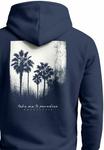 Худи Neverless BACKPRINT TAKE ME TO PARADISE PALMEN, Navy/Dark Blue - фото 3