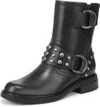 Женские модные ботинки Naturalizer Optimus, Black Stud Leather - фото