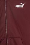 Детский полиэстеровый костюм с капюшоном и молнией B Puma, бордовый - фото 4