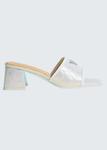 Туфли MONOGRAM HEEL WHITE Sparkl, белый - фото 2