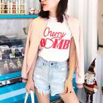 Куртка женская Saint Laurent, розовый - фото 3