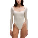 Женский боди Wundermost Ultra-Soft Nulu Lululemon, белый - фото