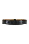 Ремень B-Low the Belt Milla Croco Luster, цвет Black & Gold - фото 2