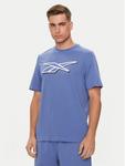 Футболка стандартного кроя Reebok, фиолетовый - фото