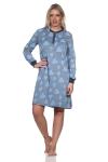 Ночная рубашка NORMANN Frottee, морской - фото 4