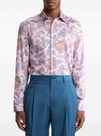Рубашка ETRO Maxi Flower Paisley, розовый - фото 2
