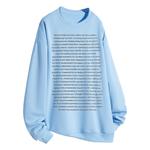 Унисекс свитшот PAUL COSTELLOE, синий - фото