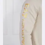 Толстовка обычного кроя Ea7, бежевый - фото 4