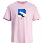 Футболка Jack & Jones Marbella Front, фиолетовый - фото 3