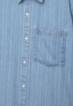 Рубашка SHORT SLEEVE PULL&BEAR, цвет Blue Denim - фото 6