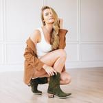 Ботинки Sandaga Lane, Olive Suede - фото 3