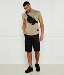 Футболка мужская Calvin Klein Jeans с монограммой, бежевый - фото 2