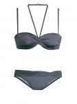 Комплект бикини LASCANA, антрацит - фото