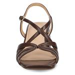 Босоножки на блочном каблуке Shyla от Journee, brown - фото 3