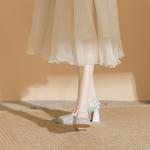 BIGTREE Серебряные туфли Мэри Джейн, цвет Silver - фото 8