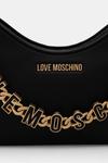 Кожаная сумка Love Moschino, черный - фото 6