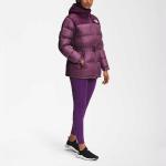Пуховик женский фиолетовый The North Face - фото 4