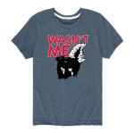 Футболка с рисунком Wasn't Me для мальчиков 8–20 лет Licensed Character, синий - фото