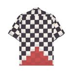 Рубашка Rhude Checkered 'Ivory/Black/Red', белый - фото 2
