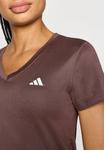 Футболка Adidas Performance TEE, Aurora Coffee/Dark Brown - фото 6