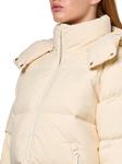Куртка Lacoste женская Relaxed Fit Hooded Down, White - фото 3