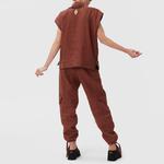 GANNI Женская рубашка темно-коричневая - фото 6