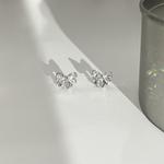 Серьги-гвоздики с цирконом для женщин Tkb - фото 12