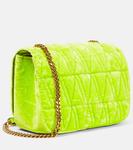 Вельветовая сумка через плечо Virtus Small Versace, Aci Line-Oro Versace - фото 4