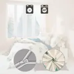 Постельное белье белое 1x 200x200 см + 2x 80x80 см REDBEST - фото 3