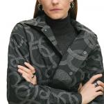 Куртки и пальто женские HERMES, серый - фото 4