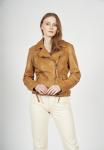 Кожаная куртка Freaky Nation PRINCESS SR, цвет camel - фото