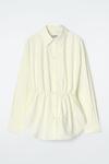 Рубашка с регулируемой талией COS, бледно-желтый - фото 7