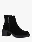 Ботильоны Adele на квадратном каблуке из замши Hush Puppies, Black - фото 2
