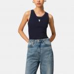 Топ Ami Paris Ami De Coeur AMIPARIS, синий - фото 4