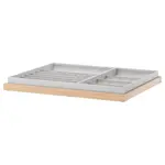 Выдвижной поднос, под беленый дуб, 75x58 см, KOMPLEMENT IKEA - фото