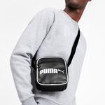 Сумка campus portable retro bag 'black white' Puma, черный - фото 3