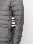 Пуховик на молнии Thom Browne, серый - фото 5
