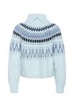 Джемпер Saint Tropez MEGNASZ ROLLNECK, Starlight Blue Melange/Light Blue - фото 6