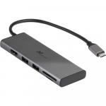 Док-станция Xcellon 6-in-1 USB-C Hub with Power Delivery U6-1VPD-2 - фото