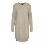Платье Vero Moda Doffy Long Sleeve O Neck, коричневый - фото