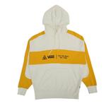 Толстовка colorblock pullover hoodie 'white yellow' Vans, белый - фото