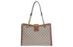 Сумка padlock medium gg shoulder bag 'beige brown' Gucci, бежевый - фото 3