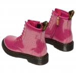 Ботинки (GS) Dr. Martens 1460 Glitter Patent Leather Boots 'Fuchsia Silver Gold' - фото 3