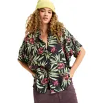 Женская рубашка Beachy Nostalgia Crinkle Roxy, черный - фото