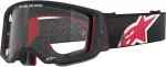 Мотокроссовые очки Alpinestars Supertech Corp Absolute Vision Stripe, black - фото