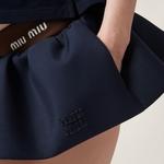 Мини-Юбка из мохера Miu Miu, синий - фото 4