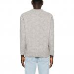 Джемпер с принтом Brunello Cucinelli, серый - фото 5