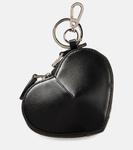 Кожаный кошелек для мелочи Le Cœur Mini Alaïa, черный - фото 4